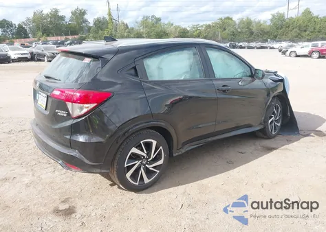 2019 Honda Hr-V Sport из США, поврежденный, VIN 3CZRU6H12KG708965